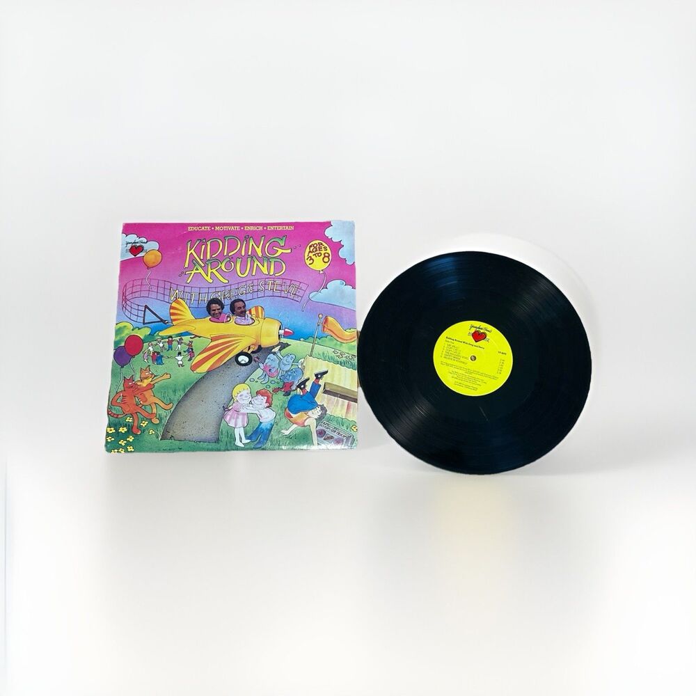 Vintage Greg & Steve Kidding Around LP Vinyl Record Family Children’s Music